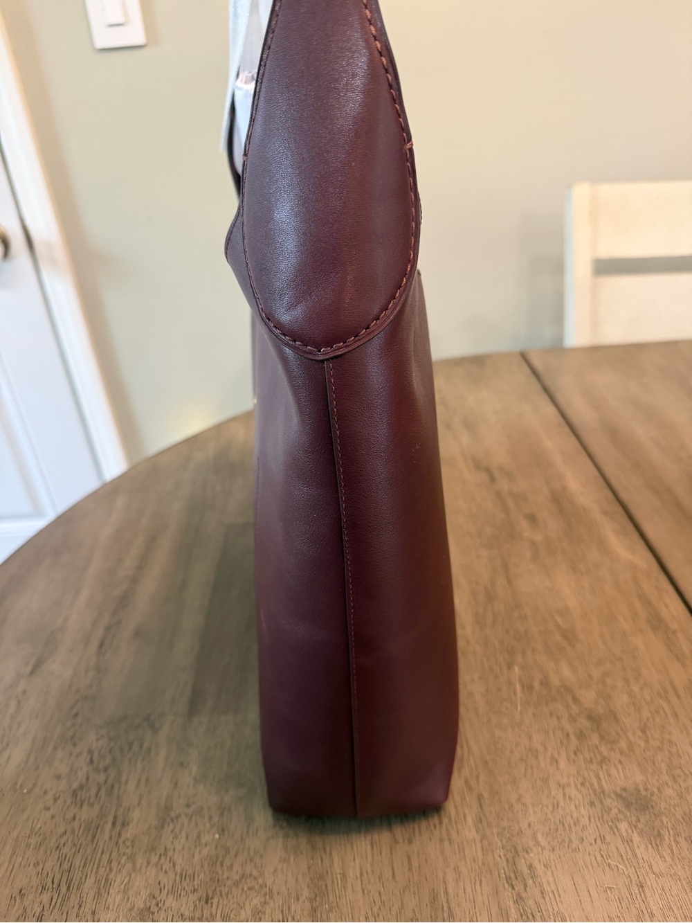 NWT Coach Brooklyn Shoulder bag 34 in Merlot - Picture 3 of 5